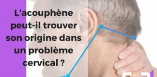 Cette image illustre le lien qui existe entre les problèmes cervicaux et l'acouphènes.