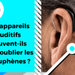 Le visuel illustre le sujet traitant des aides auditives et des acouphènes