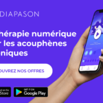 Header smartphone application Diapason