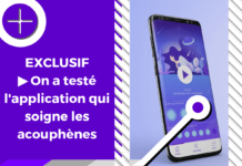 Cette image illustre le test de l'application Diapason, thérapie numérque pour acouphènes chroniques