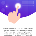 Visuel accorder le Diapason à son acouphène